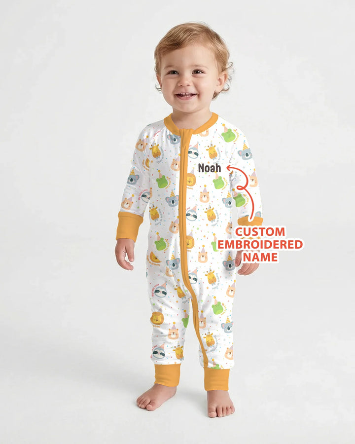 Gerippte Babykleidung mit individuellem Foto - Weich &amp; Skizzenhaft
