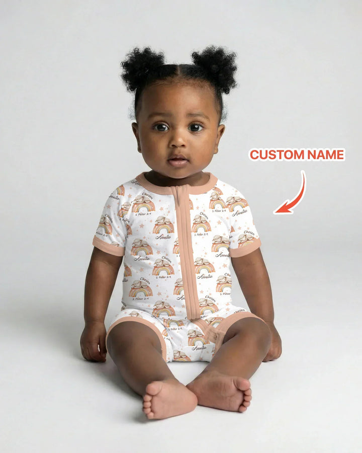 Chosen As His Own Custom Name Bamboo Shorty Zippy