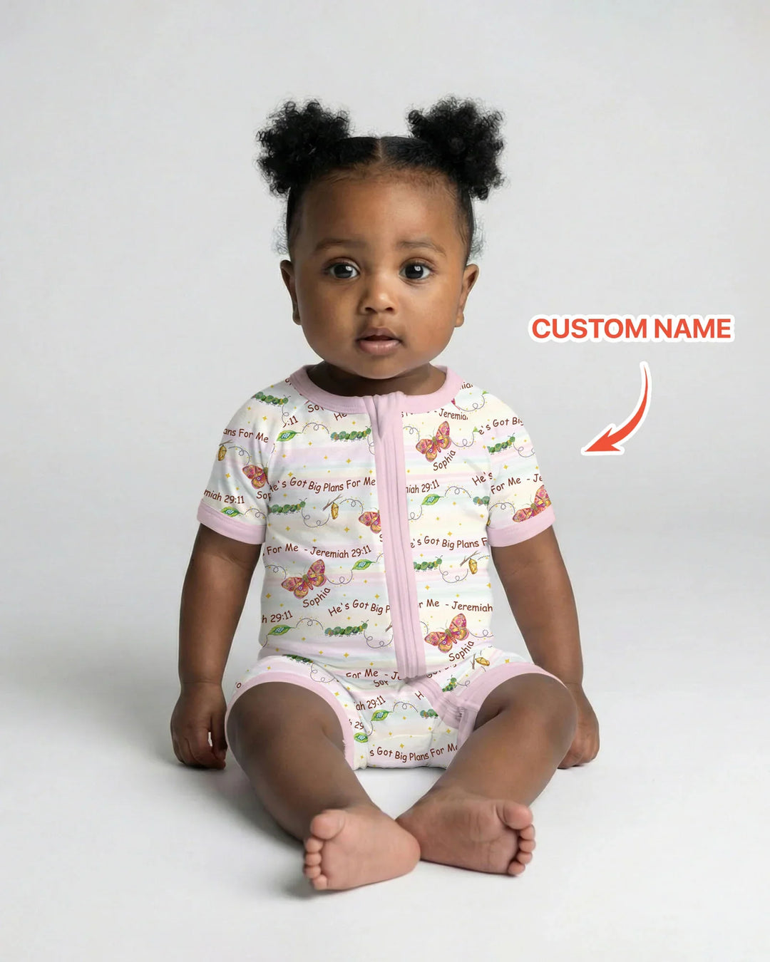 Custom Name He's Got Big Plans For Me Bamboo Shorty Zippy