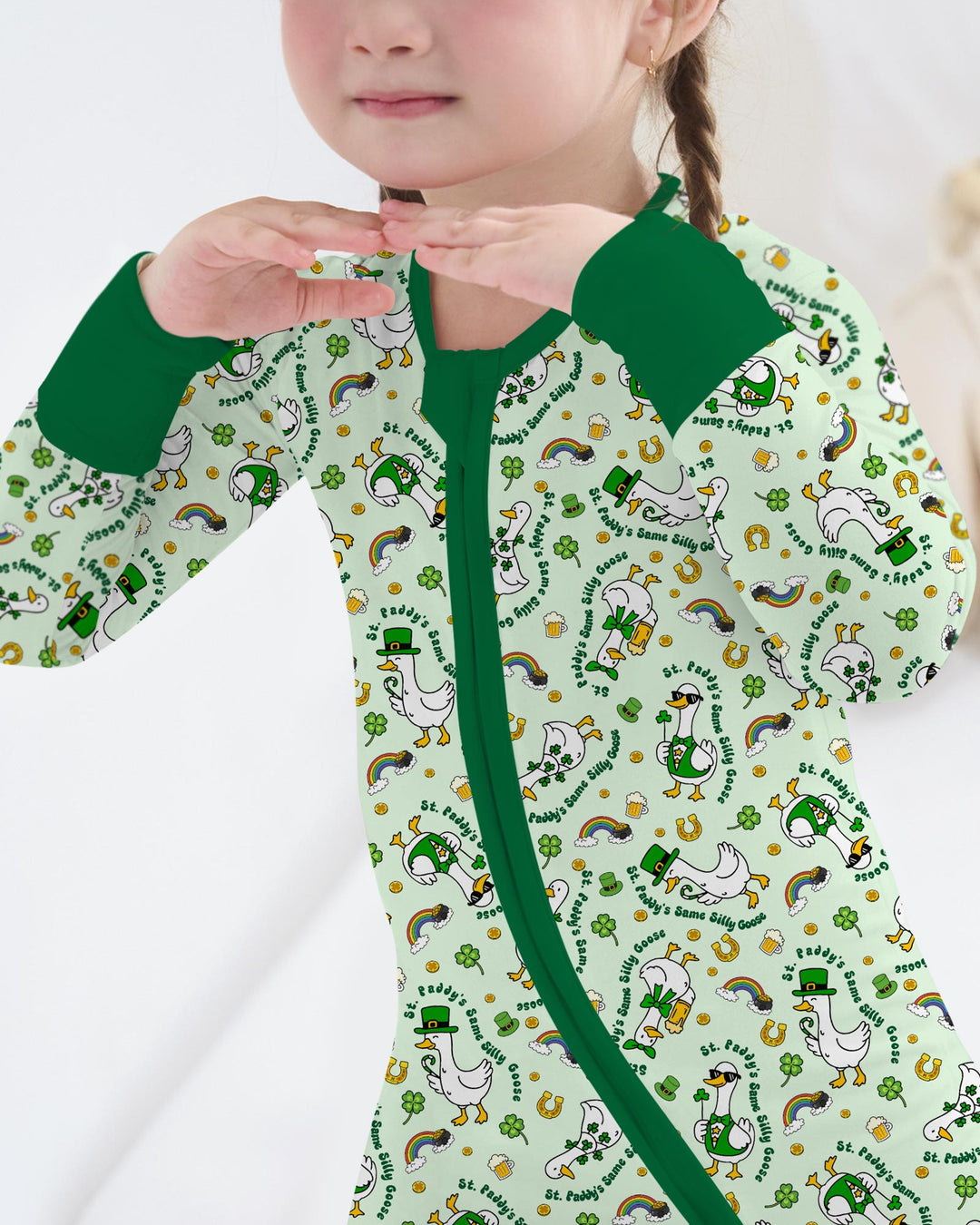 St. Patrick's Day Silly Goose Convertible Zippy