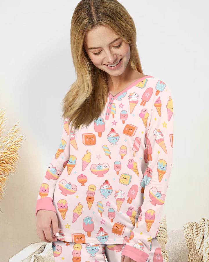 American Ice cream Women Pajama Set