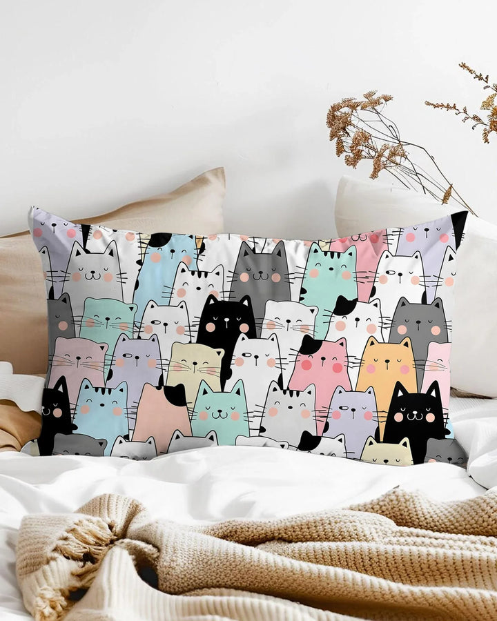 Purrfect Crowd Pillow Case