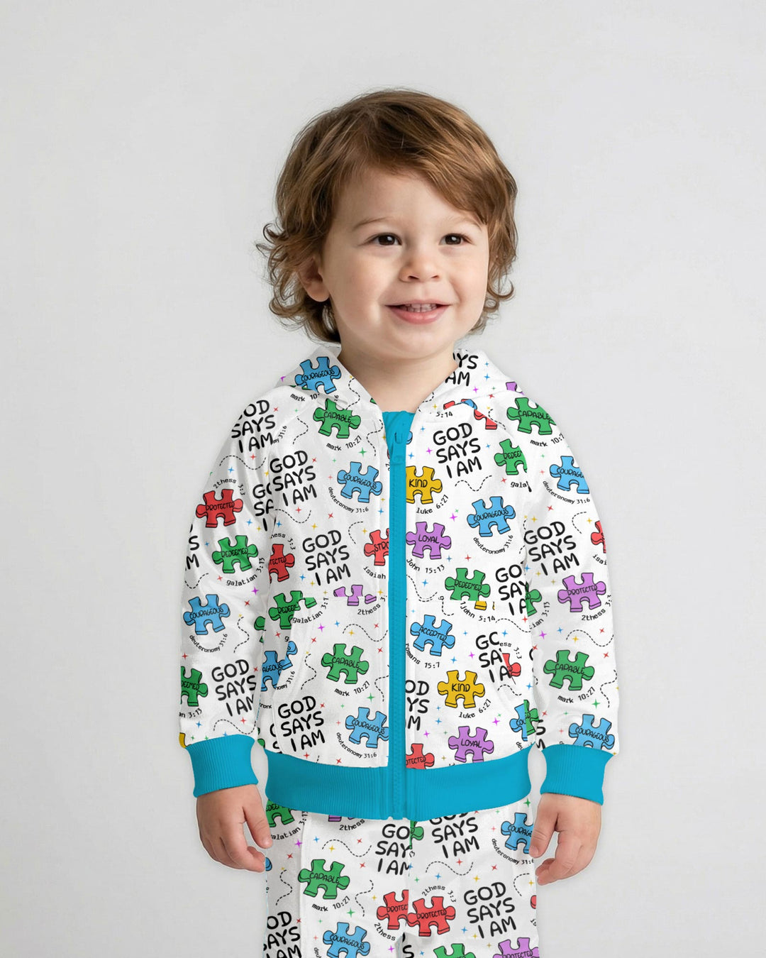 All Pieces Belong Zip Hoodie