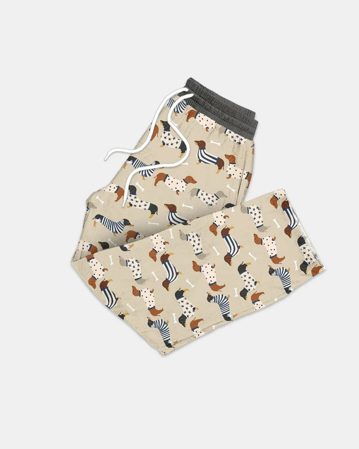 Cute Wieners Men's Pajama Set