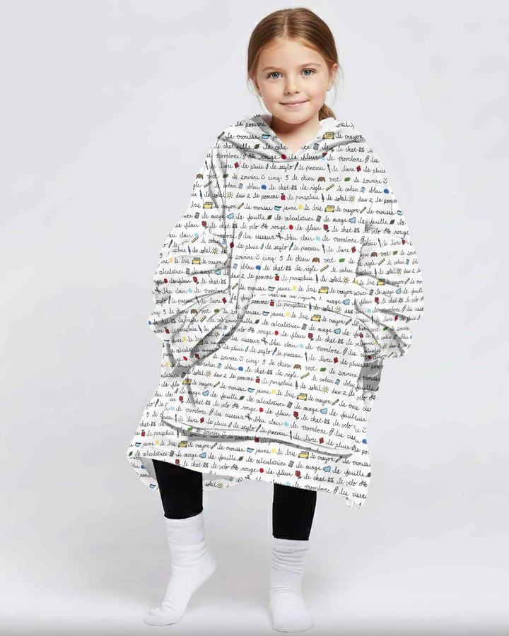 Plantilla de Sudadera Manta de Bambú Personalizada