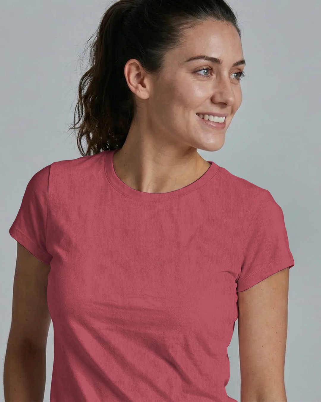 Solid Color Bamboo Women T-Shirt