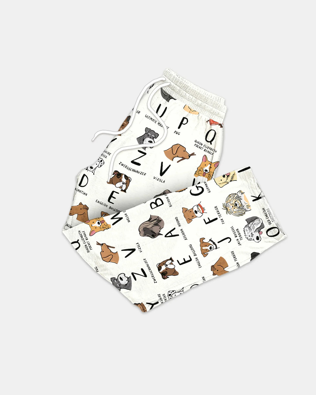 Funny Dogs Alphabet Men's Pajama Set