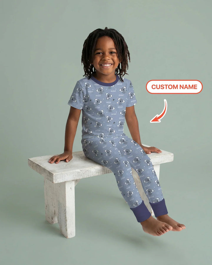 Zweiteiliges, kurzärmliges Pyjama-Set mit Marienkäfern