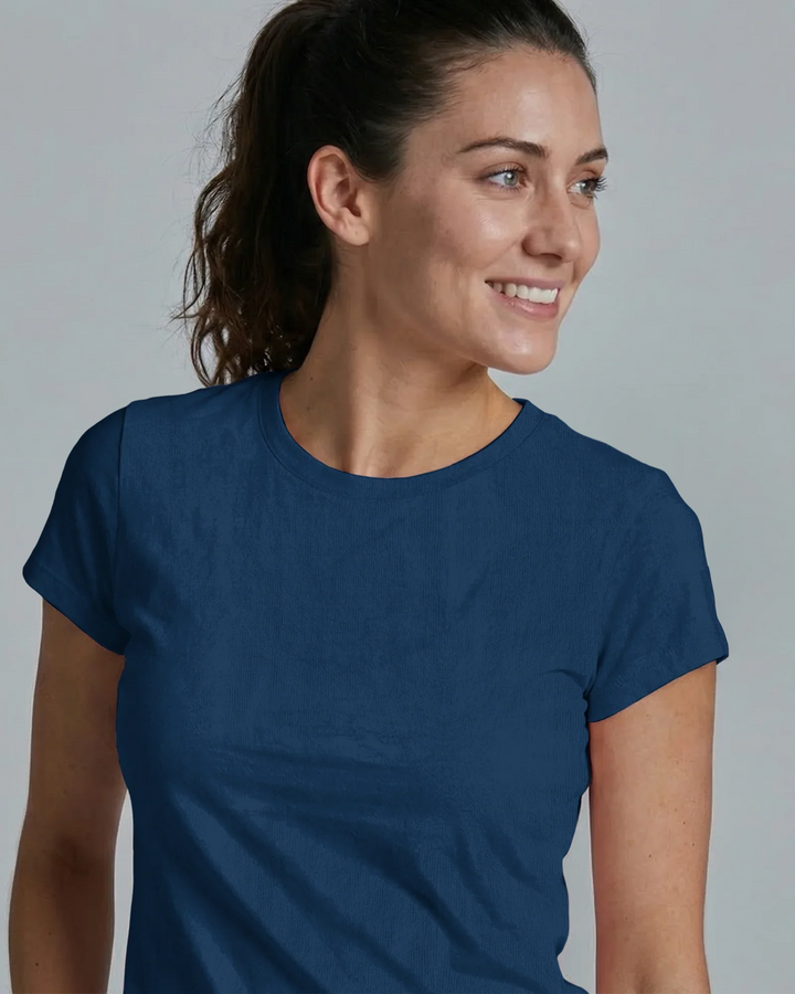 Solid Color Bamboo Women T-Shirt