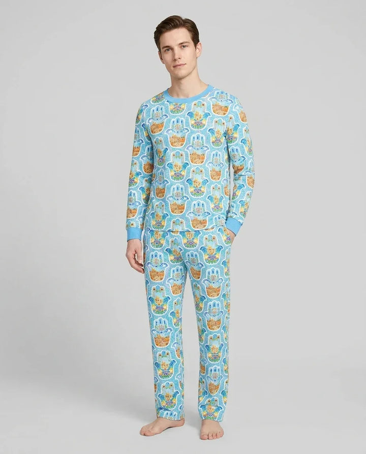 plantilla Conjunto de Pijama de Bambú para Hombre