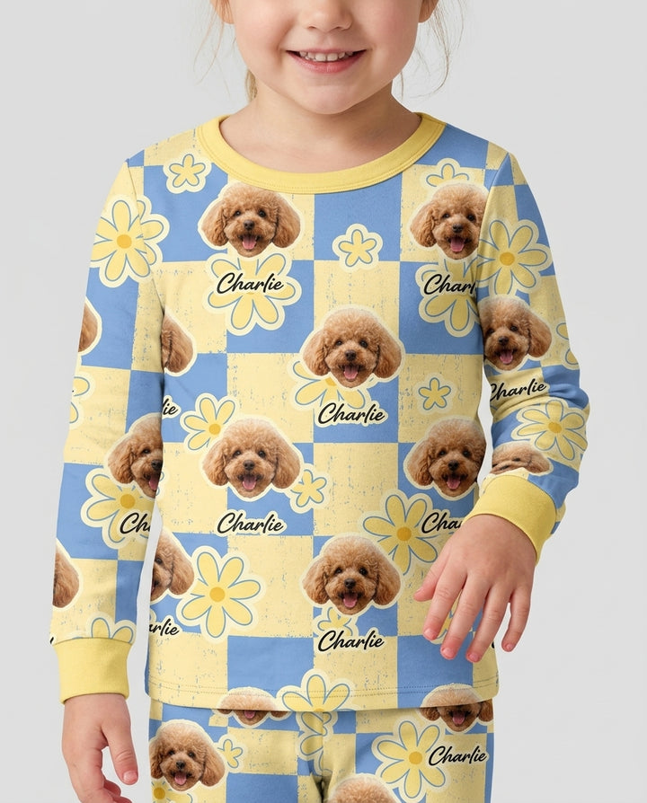 Funny Pet Pattern Bamboo Two Piece Long Sleeve Pajama Set