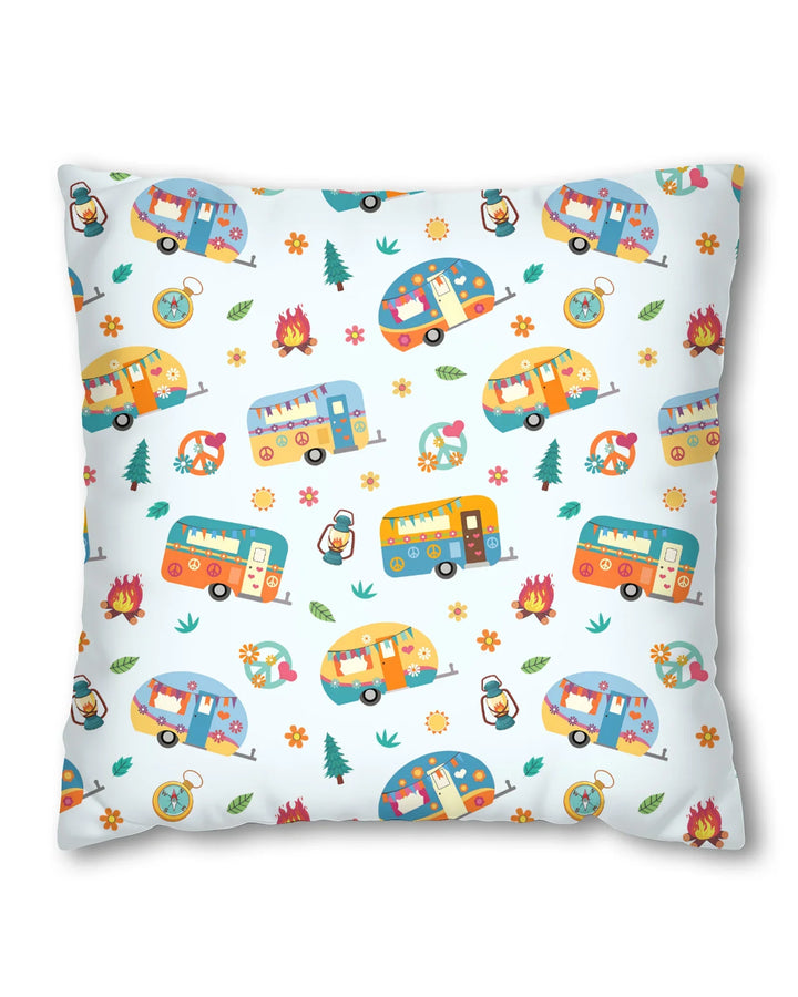 Happy Little Camper Bamboo Pillow Case