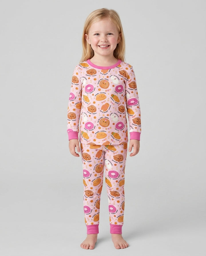 Pan Dulce Fiesta Bamboo Two Piece Long Sleeve Pajama Set