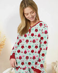Dachshund Is My Valentine Bamboo Women Pajama Set
