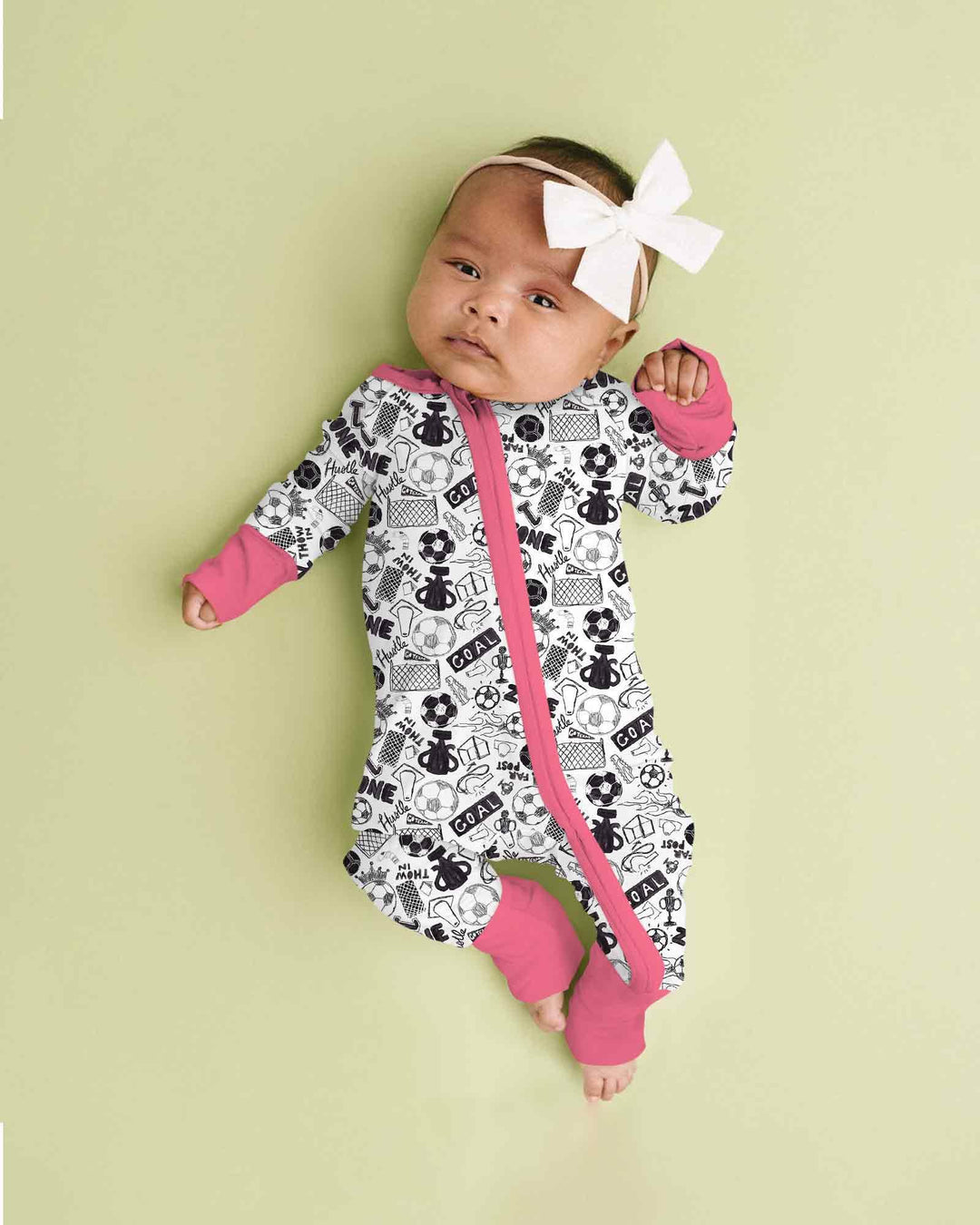 Soccer Doodle Bamboo Convertible Zippy