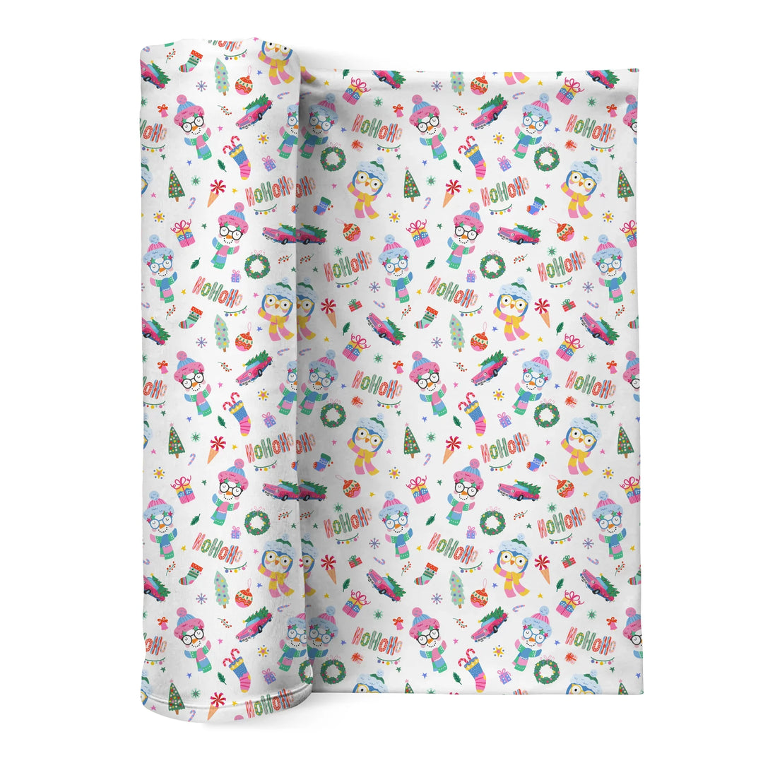 Bright Christmas Swaddle Blanket