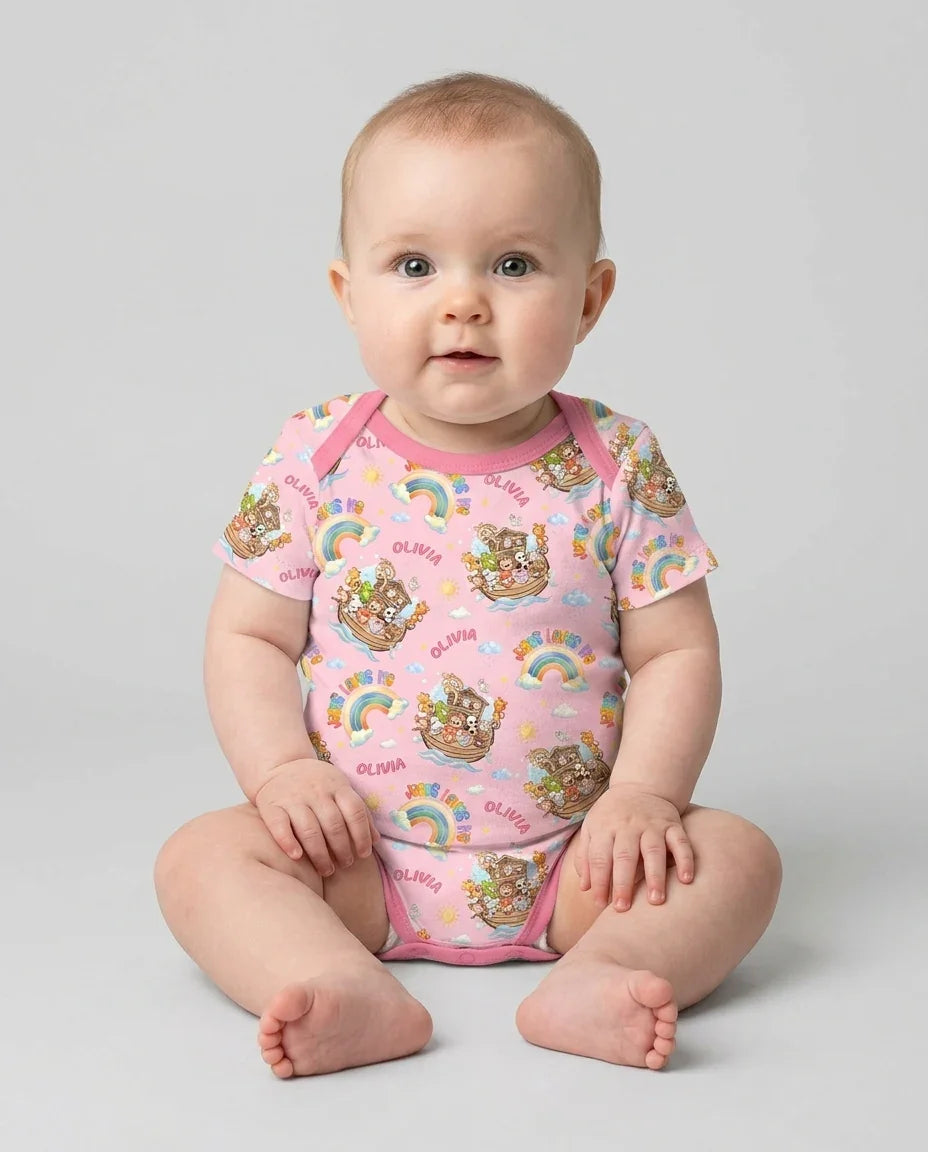 Gerippte Babykleidung mit individuellem Foto - Weich &amp; Skizzenhaft