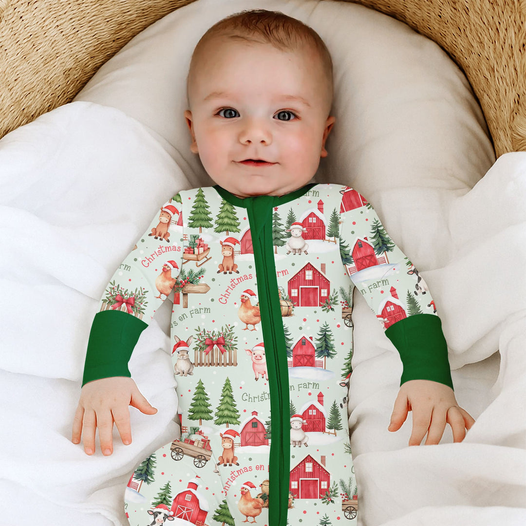 Christmas on Farm Convertible Zippy