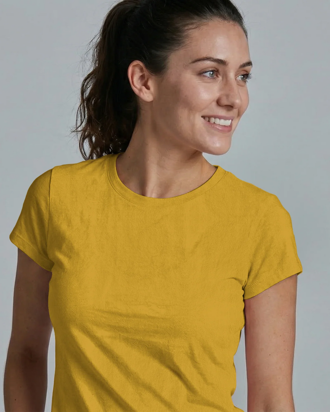Solid Color Bamboo Women T-Shirt