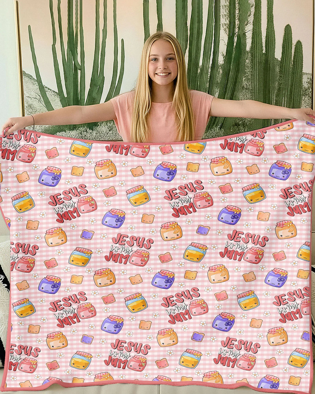 Jesus is My Jam Bamboo Blanket