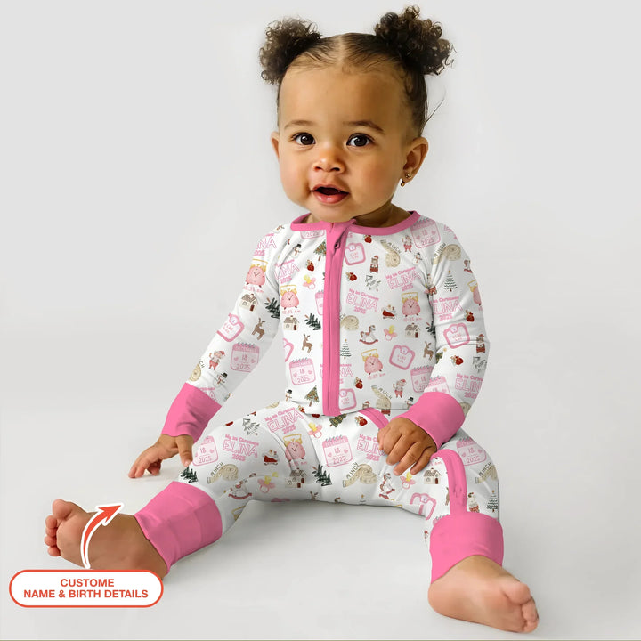 Personalized Baby's First Christmas Convertible Zippy