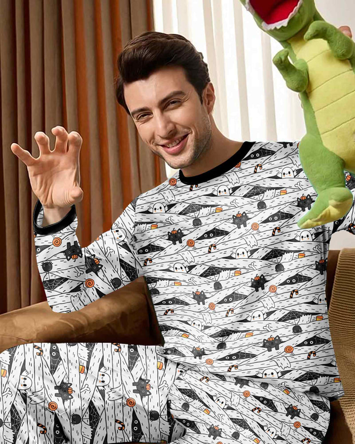 Little Mummy Crew Bamboo Men's Pajama Set