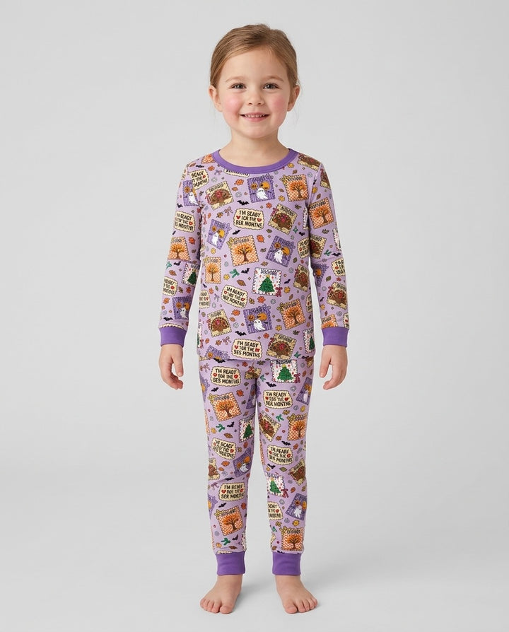 I’m Ready For The Ber Months Bamboo Two Piece Long Sleeve Pajama Set