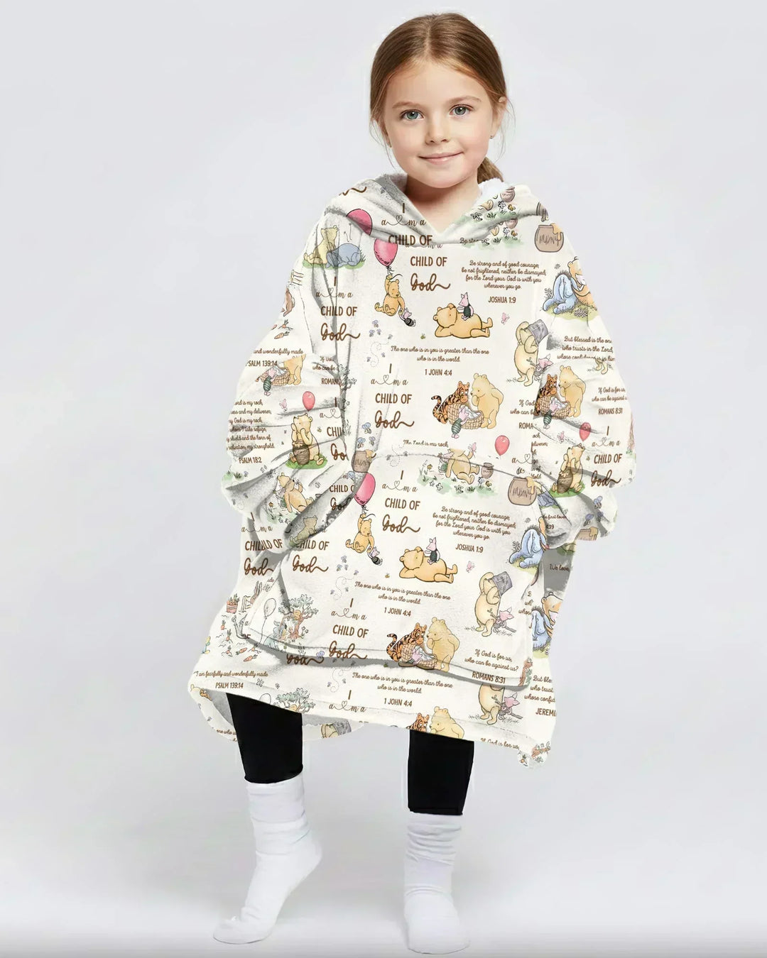 Child of God Whimsy Woodland Wearable Blanket Hoodie