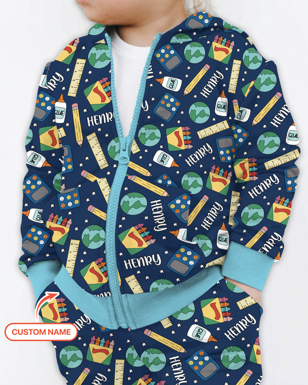 Sudadera con capucha y cremallera de bambú personalizada