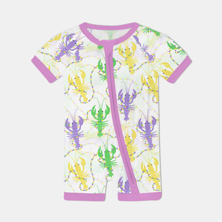 Mardi Gras Crawfish Family Matching Shorty Zippy