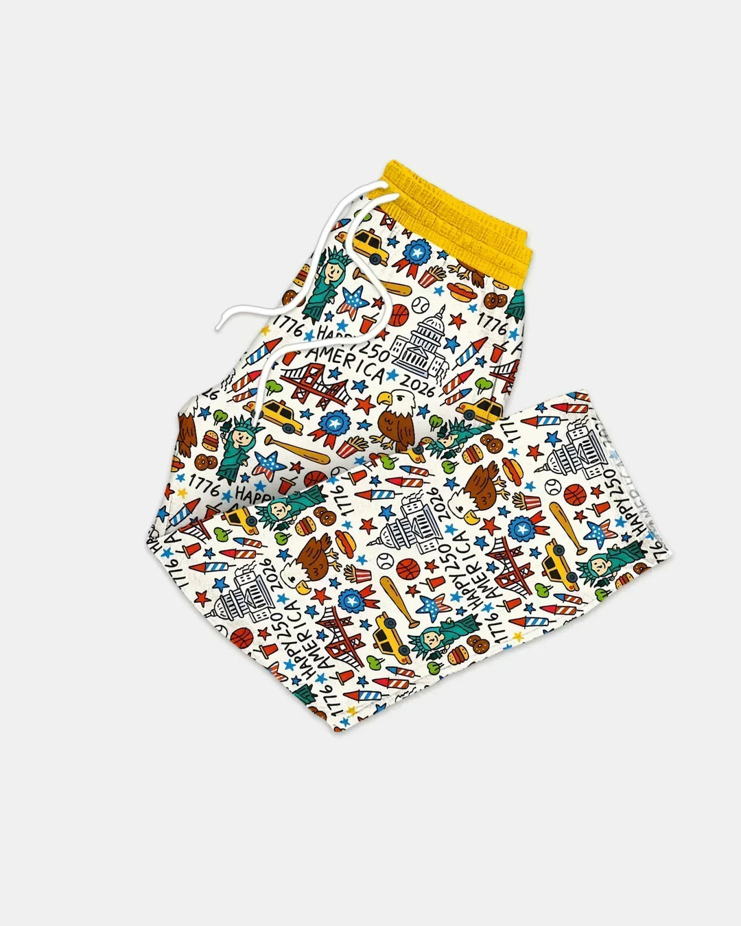 Doodle America 250th Anniversary Family Bamboo Men's Pajama Set