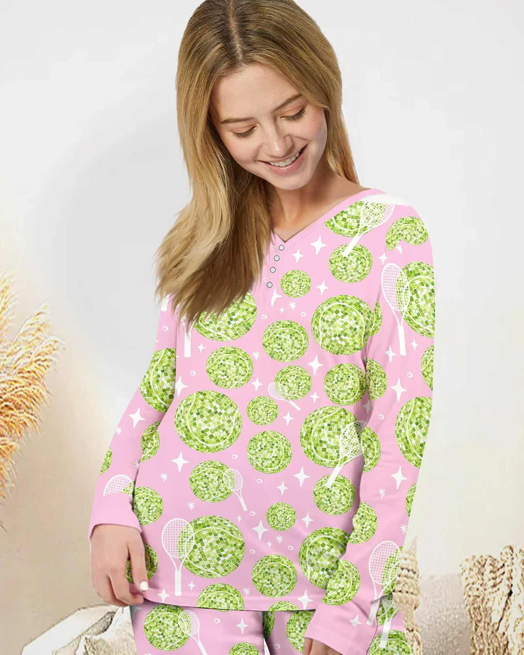 Vorlage Bambus Damen Pyjama Set
