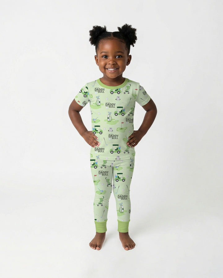 Daddy Golf Team Two Piece Short Sleeve Pajama Set