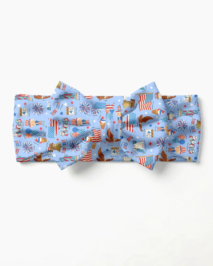Hand Drawn Patriotic Iconic Headband