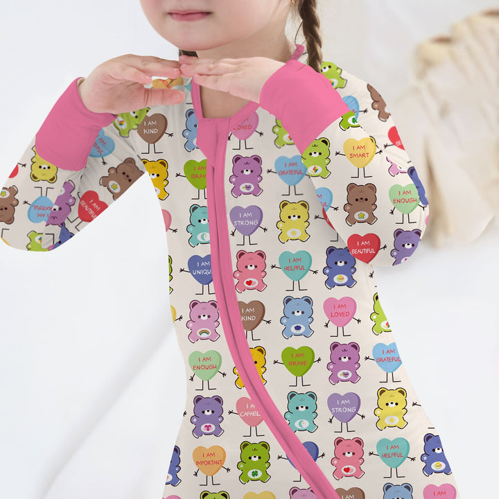 Rainbow Bears Affirmation Convertible Zippy