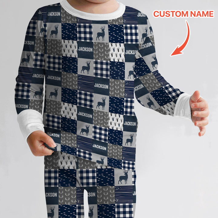 Dad’s Hunting Buddy Two Piece Long Sleeve Pajama Set