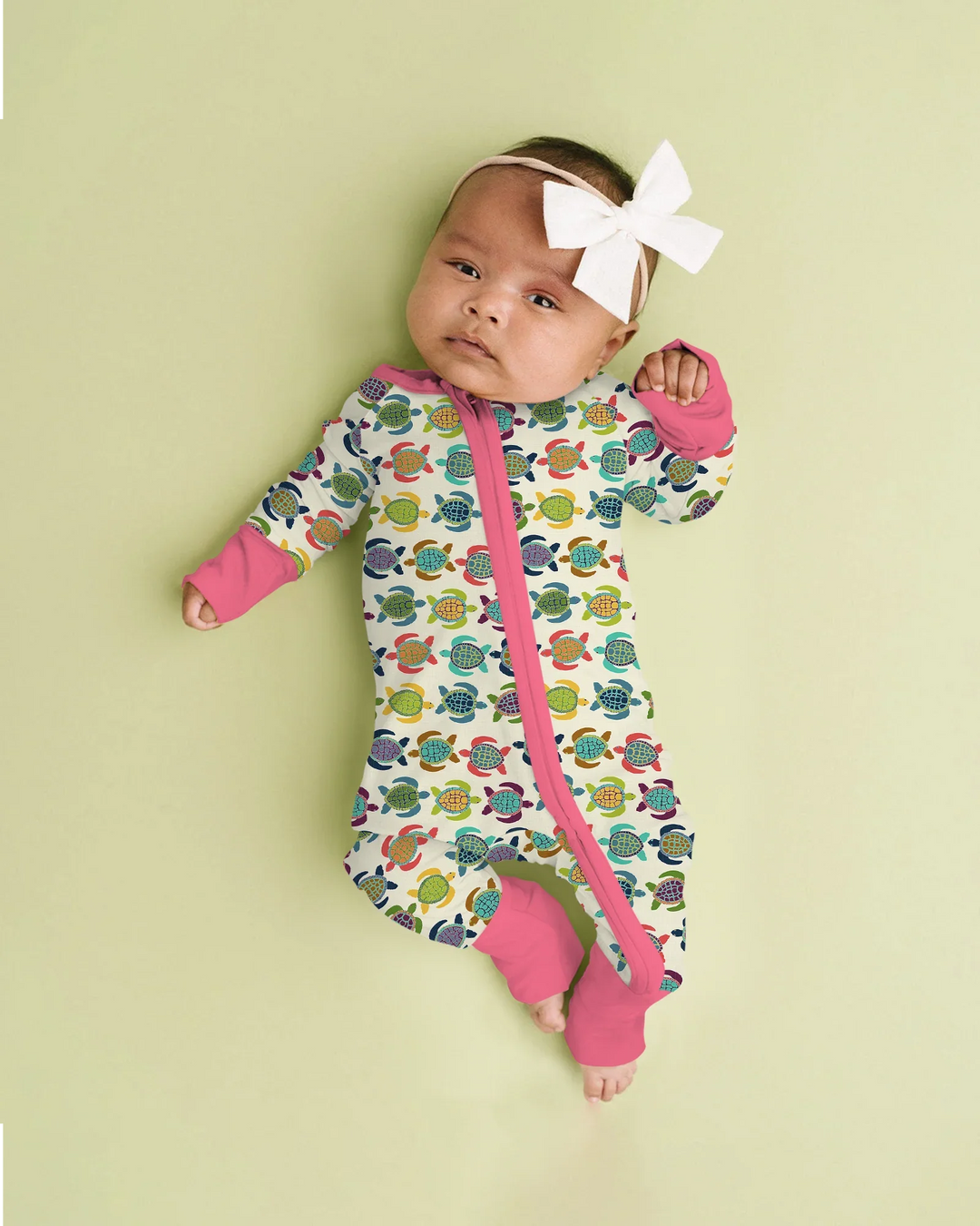 Happy Turtle Parade Bamboo Convertible Zippy