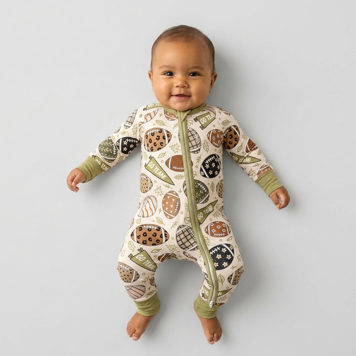 Football Fall Bamboo Convertible Zippy