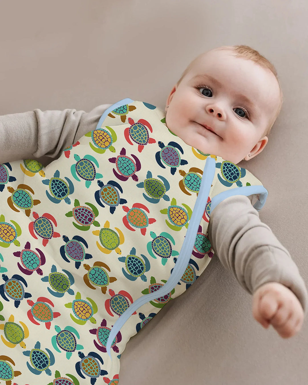 Happy Turtle Parade  Bamboo Sleep Bag