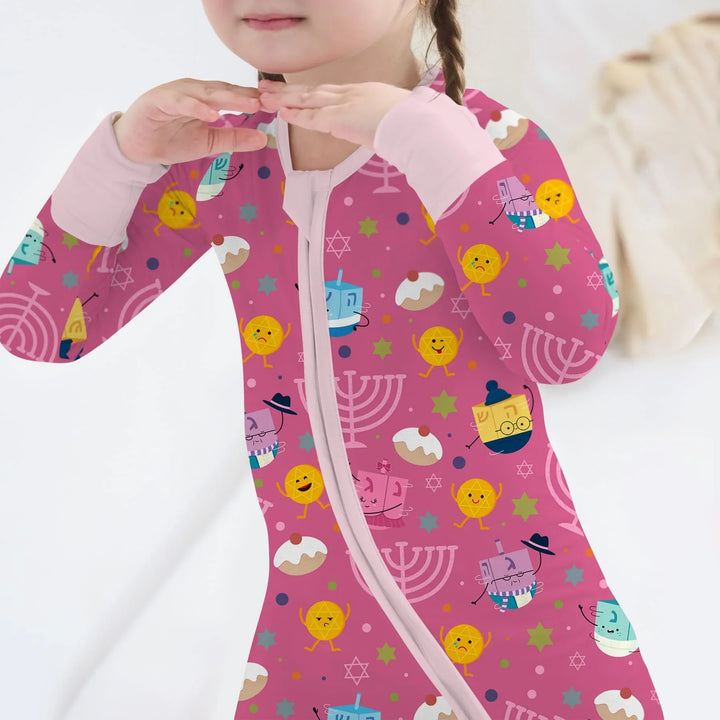 Hanukkah Little Dreidel Family Convertible Zippy