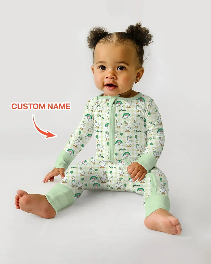 Custom Name Lucky Ducks Convertible Zippy