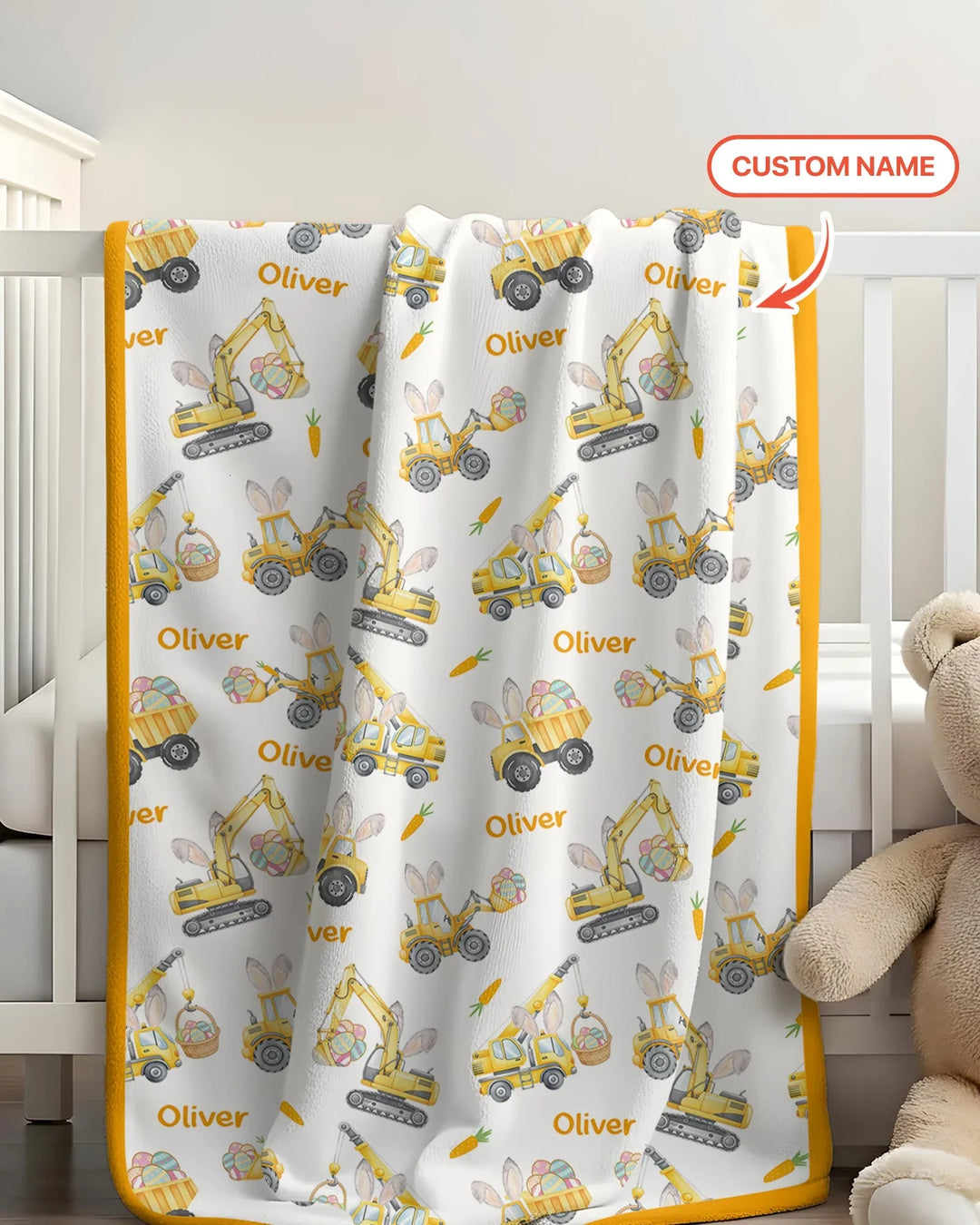 Vorlage für individuelle Kleinkinddecke