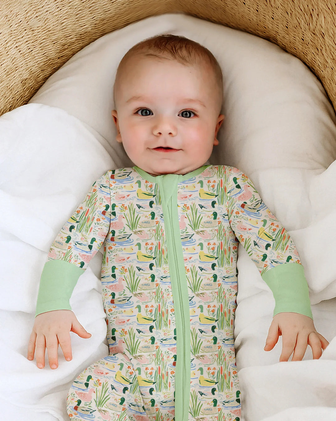 Whimsical Mallard Duck Bamboo Convertible Zippy