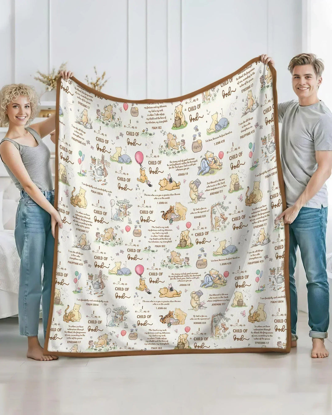 Child of God Whimsy Woodland Blanket