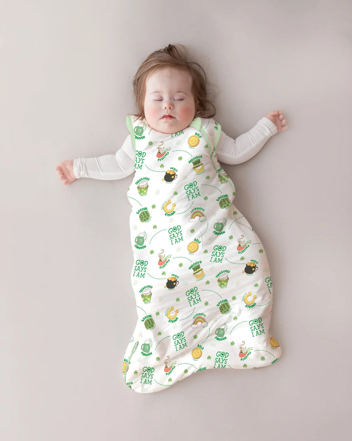 St Patrick's Day God Says I Am Sleep Bag