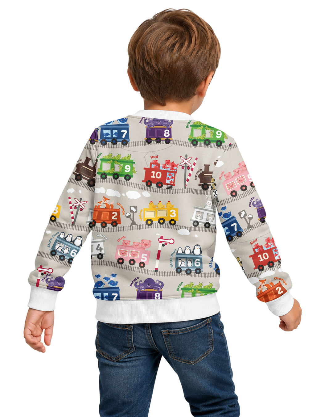 Sweatshirt mit Rundhalsausschnitt aus Bambusfaser