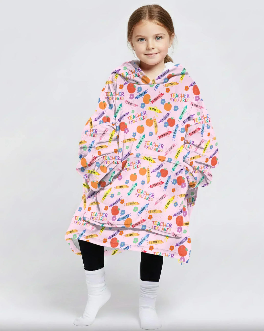 Teacher You Are Special Bamboo Blanket Hoodie