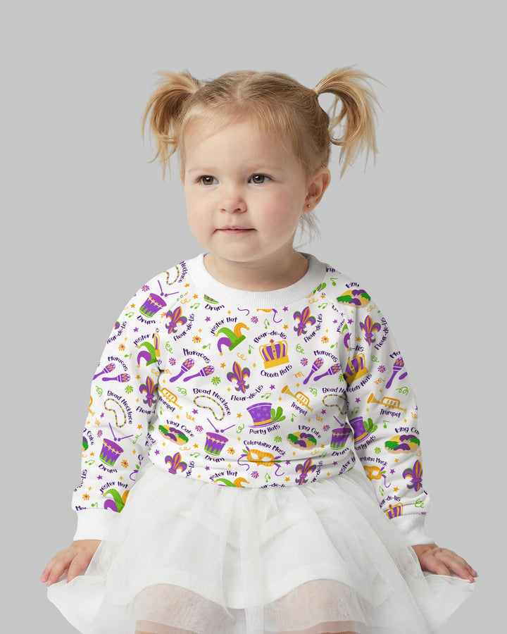 Mardi Gras Family Matching Crewneck Sweatshirt