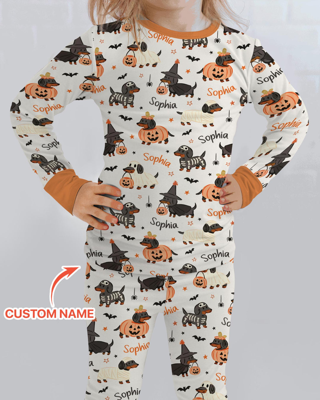 Conjunto de pijama de dos piezas de bambú con mangas largas, plantilla PERSONALIZADA
