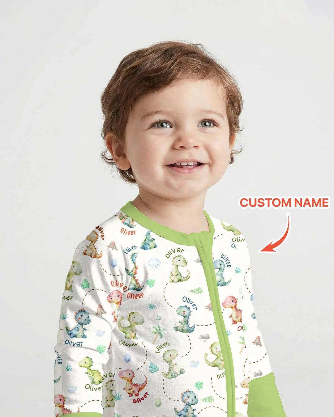 Gerippte Babykleidung mit individuellem Foto - Weich &amp; Skizzenhaft